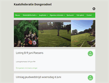 Tablet Screenshot of federatiedongeradeel.nl